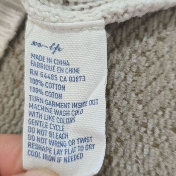 American Eagle Cream 3/4 Sleeve Sweater - Size XS - Picture 10 of 10